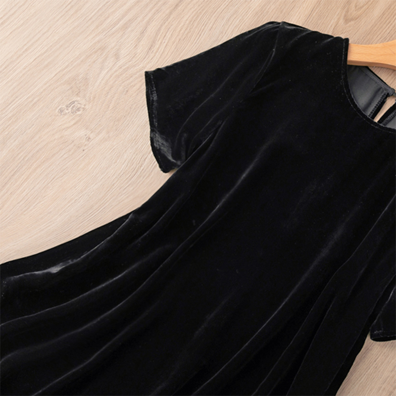 ชุดเดรสกำมะหยี่ไหมหม่อนแท้สำหร - Baby Xl บทวิจารณ์และราคา