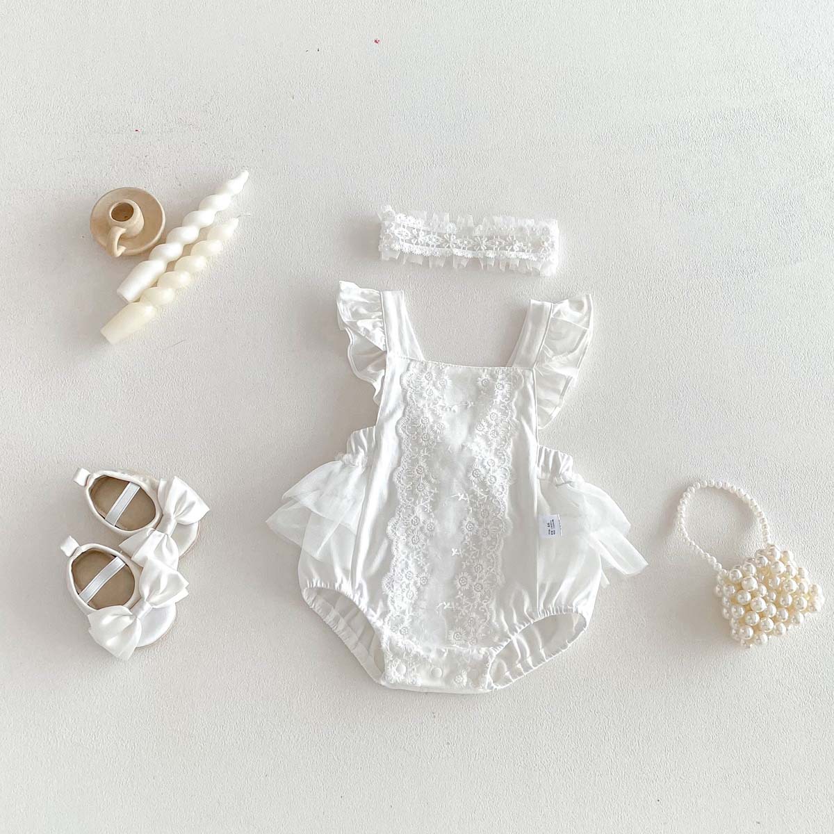 ชุดบอดี้สูทเด็กผู้หญิงลายลูกไม - Baby Clothing Bundles บทวิจารณ์และราคา