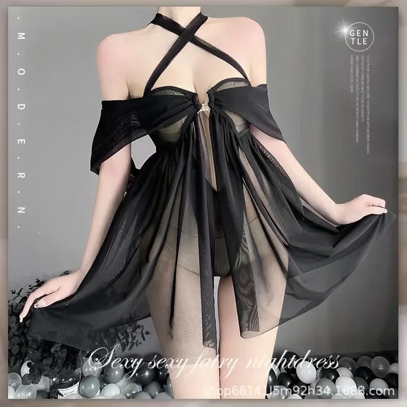 ชุดชั้นในเซ็กซี่ชุดเดรสสั้นชุด - Baby Gown Nightwear บทวิจารณ์และราคา