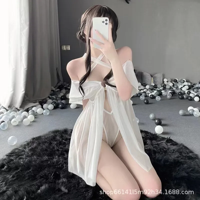 ชุดชั้นในเซ็กซี่ชุดเดรสสั้นชุด - Baby Gown Nightwear บทวิจารณ์และราคา