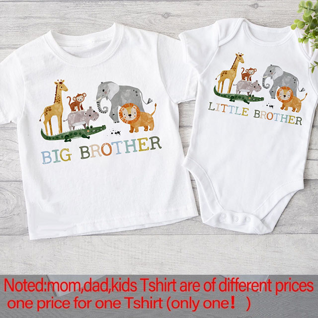 เสื้อคู่พี่ชายตัวเล็กเสื้อลายพ - Baby Xl บทวิจารณ์และราคา