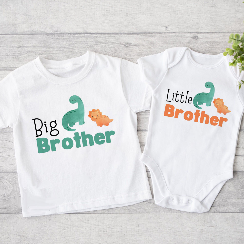 เสื้อคู่พี่ชายตัวเล็กเสื้อลายพ - Baby Xl บทวิจารณ์และราคา